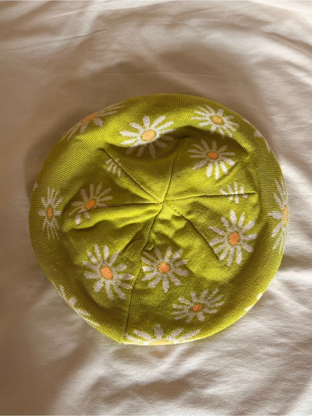Daisy Knit Beret